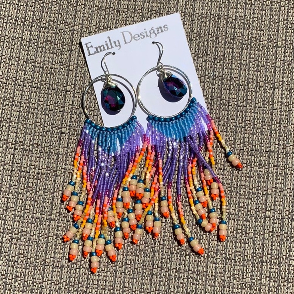 Emily Designs Multicolor Beaded Earrings